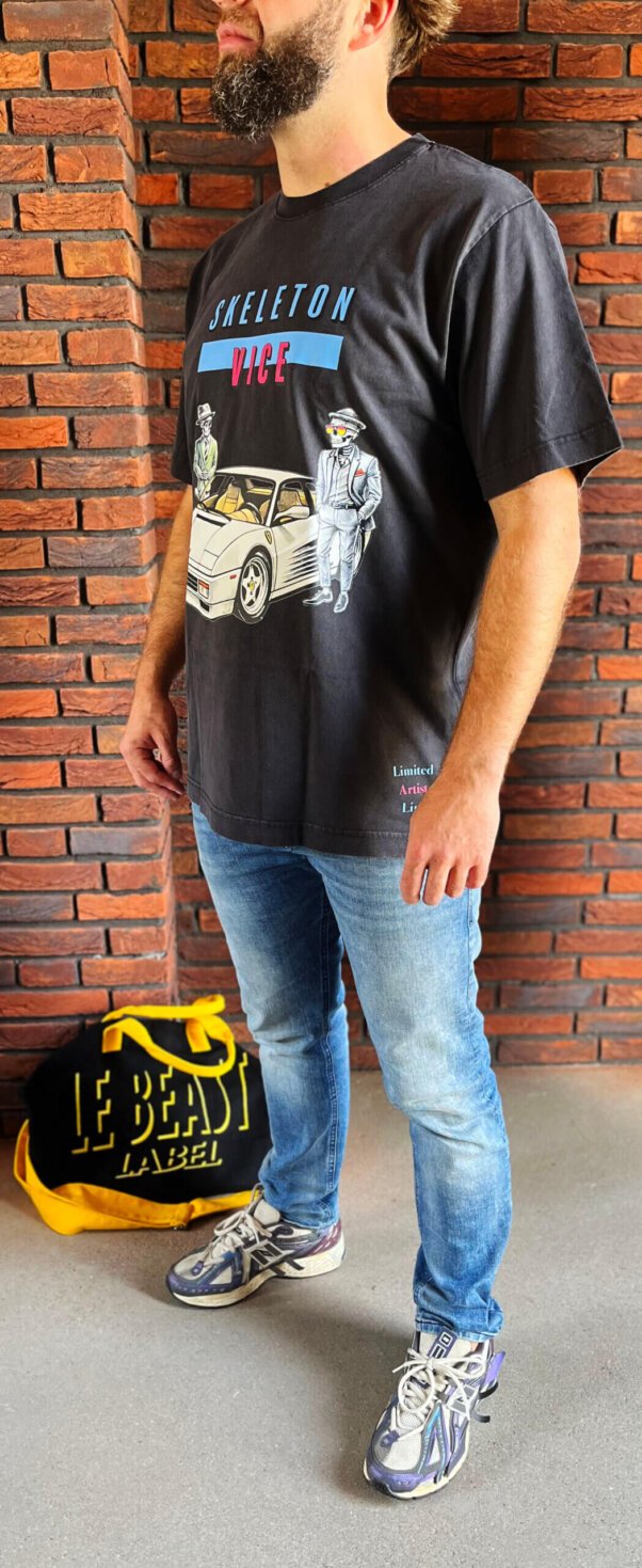 Skeleton vice Le Beast Label, vegan wear, Organic wear, limited x 500.