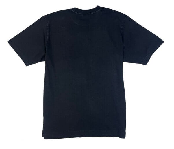 Tijdloos unisex T-shirt Le Beast Label Dyed Black - Afbeelding 5